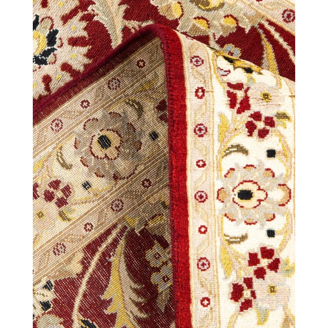Mogul, One-of-a-Kind Hand-Knotted Area Rug in Red, 3' 1" x 5' 1" For Sale In New York - Image 6 of 8