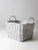 Vintage Large White Storage Basket For Sale - Image 11 of 13