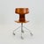Mid-Century Model 3113 Swivel Desk Chair in Teak by Arne Jacobsen for Fritz Hansen, 1960s For Sale - Image 5 of 11