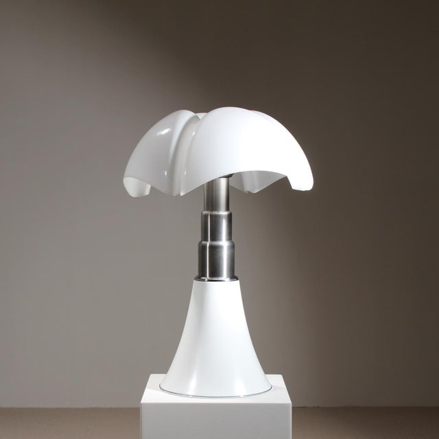Ivory Pipistrello 620 Lamp with Acrylic Glass by Gae Aulenti for Martinelli Luce, Italy, 1965 For Sale - Image 8 of 18