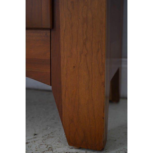 Ethan Allen American Impressions Cherry Display Cabinet For Sale - Image 9 of 15