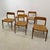 Danish Model 75 Diner Chairs by Niels Møller, 1960s, Set of 5, in Good conditions. Designed 1960 to 1969 I have official...