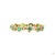Early 21st Century 2.51 Carat Round Brilliant Cut Diamond Emerald Gold Bracelet For Sale - Image 5 of 9