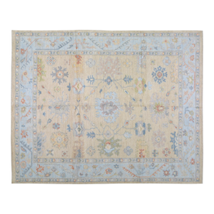Contemporary Oushak Hand Knotted Wool Rug,8'1"X10'1"