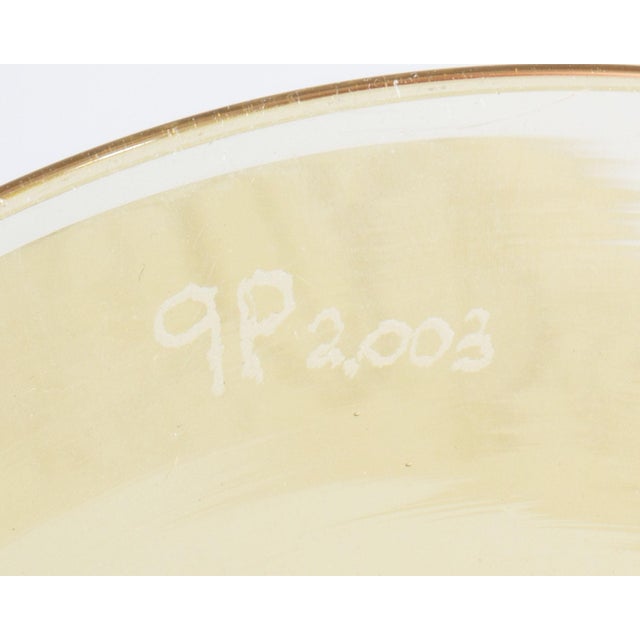 Peter Pelzel 2003 “Natura 9” Murano Glass Compote For Sale - Image 4 of 9