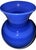 Carlo Scarpa 1983 Venini Cinesi Cobalt Blue Murano Glass Vase by Carlo Scarpa, Made in Italy For Sale - Image 4 of 8