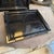 Set of Two 1970s Mid-Century Modern Black Lucite and Brass Barware Trays For Sale - Image 12 of 14