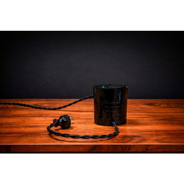 Table Lamp With Glass Base and Painted Aluminum Structure, Enrico Furio Dominici, 1970 For Sale In New York - Image 6 of 7