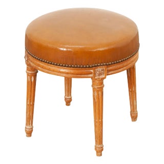 French 19th Century Louis XVI Style Footstool For Sale