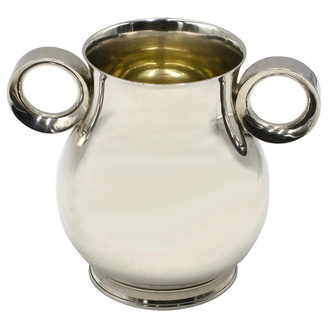1970s Vintage Pear-Shaped Silver Vase bby Bulgari, Italy, 1976 For Sale - Image 5 of 5