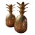 Pair of Pineapple Boxes / Canisters/Candlestick Holders For Sale