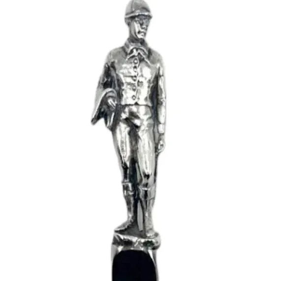 Vintage Tiffany & Co. Sterling Silver Letter Opener Equestrian Horse Jockey Desk For Sale - Image 10 of 12