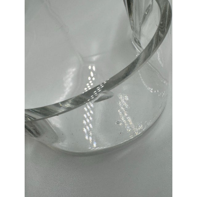 1980s Signed & Dated 1986 Alvar Aalto Savoy Low Vase – Large 15” Sculptural Form for Iittala For Sale - Image 5 of 7