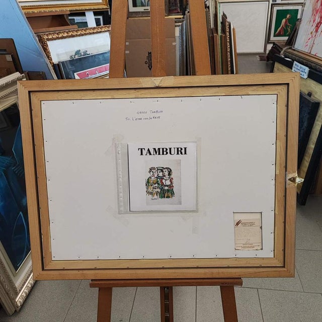 Orfeo Tamburi, Etching For Sale - Image 7 of 10