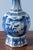 Dutch Blue and White Chinoiserie Garlic Neck Vase Lamp, 1700s For Sale - Image 6 of 14