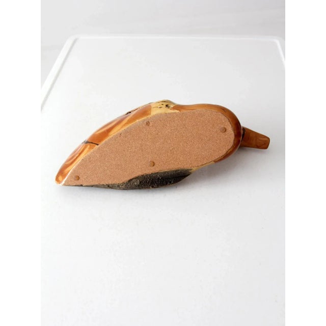 Farmhouse Vintage Rustic "Fence Post" Duck Decoy For Sale - Image 3 of 9