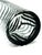 Hand-Blown Studio Glass Cylindrical Vase with Dark Green Spring Comb Design, 1970s For Sale - Image 13 of 15