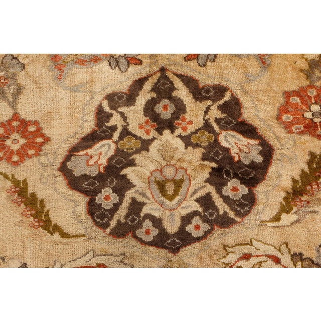 Persian Authentic Persian Sultanabad Bold Multi-Color Handmade Wool Rug For Sale - Image 3 of 8