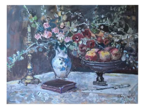 Magdalena Spasowicz, Still Life, 2009, Oil & Oil on Canvas