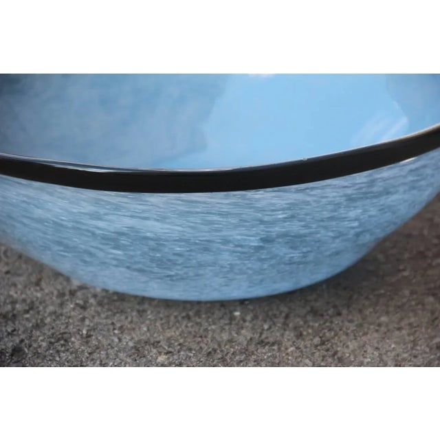 1970s Large Murano Art Glass Bowl, 1970s For Sale - Image 5 of 10