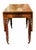 Antique Mahogany Drop Leaf Dining Table With Reed Carved Legs Boston For Sale - Image 11 of 12