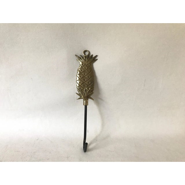 Vintage mid century brass pineapple wall hook of the period: hollywood regency, mid century place of origin: usa date of...