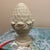 French Country Vintage Artichoke Statue – Distressed Gray Architectural Decor For Sale - Image 3 of 5
