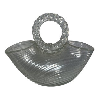 Vintage Centerpiece in Iridescent Glass Seguso Murano by Flavio Poli for Seguso, 1930s For Sale