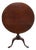 Vintage Tilt Top Table, Mahogany Accent Table For Sale