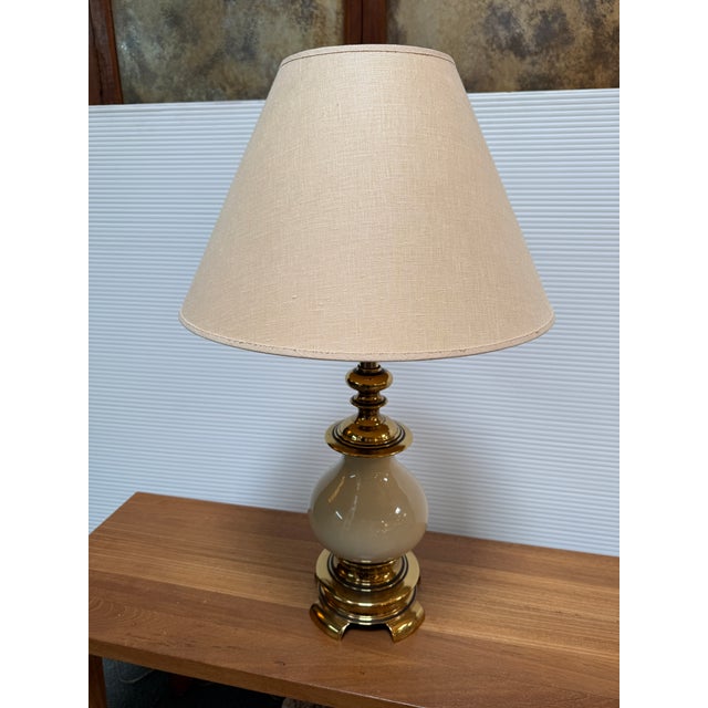 In the Style of Stiffel Table Lamp For Sale - Image 12 of 12