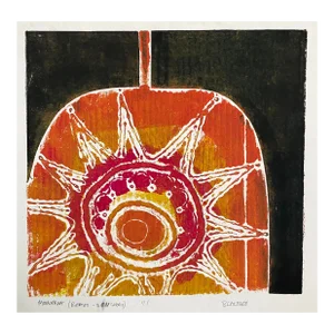 1980s Tina Blakeslee Monoprint