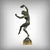 This superb bronze, entitled "The Tambourine Dancer" and signed C. Binder, depicts a female figure in full motion,...