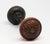 This 3 fold knobs was made by Sargent in the 1905 catalog. It is part of the G-12300 BF Design. One has a dark patina....