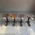 Antique Industrial Machinist Stools in Cast Iron and Pitch Pine, 1890s, Set of 4 For Sale - Image 5 of 6
