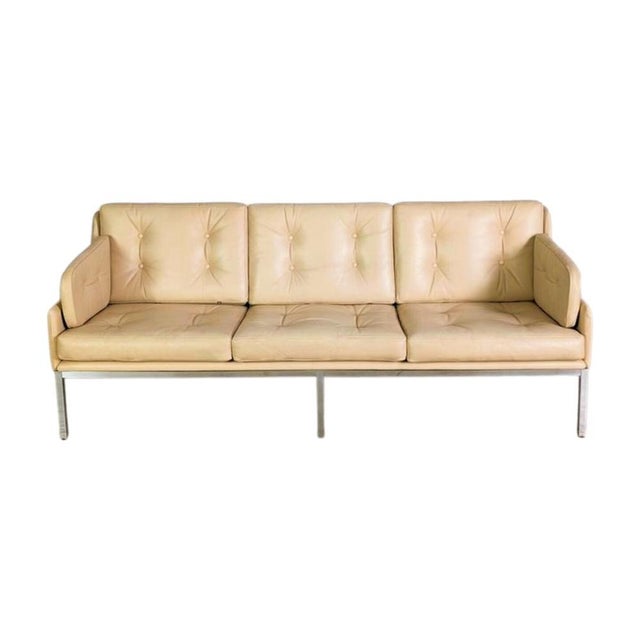 Leather Sofa by Roland Rainer for WK Wohnen, 1980 For Sale - Image 10 of 10