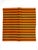 Textile 1960s Mid-Century Modern Orange and Olive Green Striped Cotton Napkins - Set of 6 For Sale - Image 7 of 8