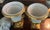 Ceramic Monumental Antique French Empire 19th Century Paris Porcelain Urns or Vases in White & Gold - A Pair For Sale - Image 7 of 11