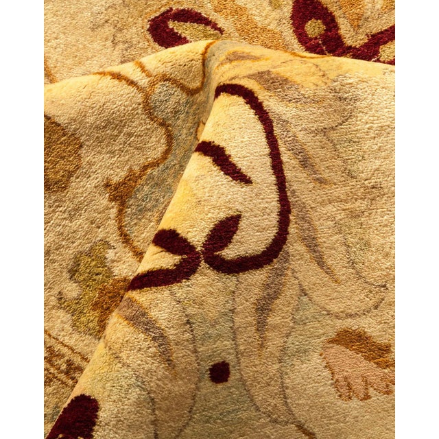 Textile Mogul Collection Hand-Knotted Area Rug - Beige Collection 9' 0" X 12' 1" For Sale - Image 7 of 10