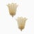 Venetian Transparent Graniglia Leaf Murano Glass Wall Sconces by Simoeng, Set of 2 For Sale - Image 12 of 12