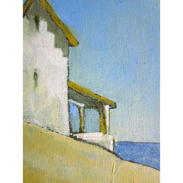 North Coast Farmhouse Lynne French 4x6 California Pacific Landscape Painting For Sale - Image 4 of 5