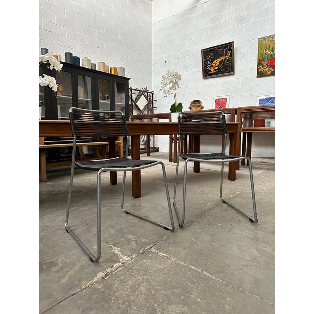 Melker Spaghetti Chairs in the style of Ikea, Set of 2 For Sale - Image 10 of 10