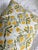 North Carolina Vintage Pennant on New Woven Floral Throw Pillow For Sale - Image 4 of 4