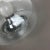 Silver Vintage Ice Glass Bubble Wall Light from Hillebrand Leuchten, Germany For Sale - Image 8 of 15