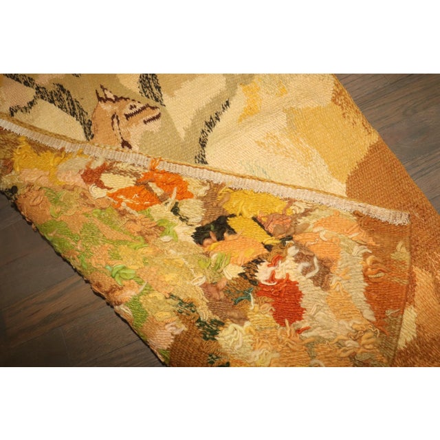 Mid-Century Modern Mid 20th Century Scandinavian Kilim from Lilly Sjöberg rug no. j5018 For Sale - Image 3 of 7