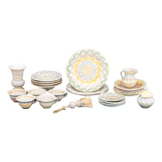 MacKenzie-Childs Partial Dinner Service, 27 Pcs. For Sale