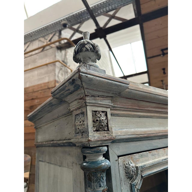 Wood Late 19th Century Patinated Display Cabinet For Sale - Image 7 of 8