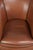 English Cowhide Leather Club Armchair For Sale - Image 6 of 14