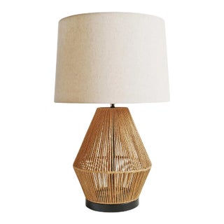 Rattan Rope Table Lamp For Sale