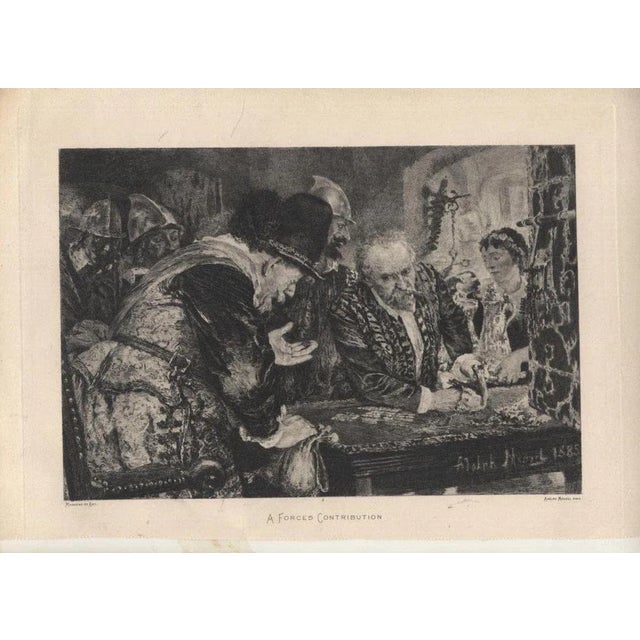 Original etching by Adolph von Menzel. Signed and dated on plate. Good conditions. This artwork is shipped from Italy....