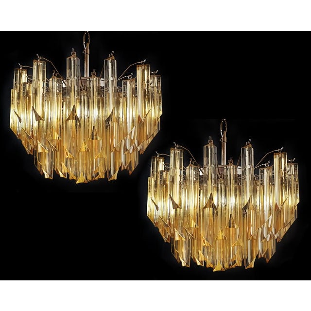 Vintage Italian Chandeliers in Murano For Sale - Image 13 of 14
